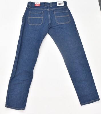 NWT MEN'S Tommy Hilfiger Ethan Denim Stretch Relaxed Straight (Droite)  Jeans