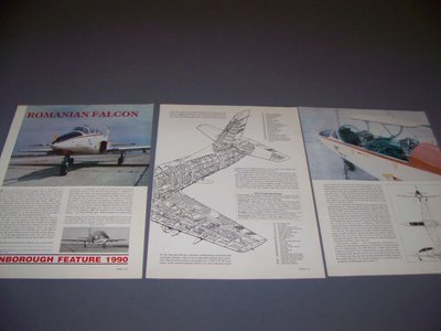 VINTAGE..IAR-99 SOIM..HISTORY/CUTAWAY/SPECS/3-VIEWS..RARE! (247F)