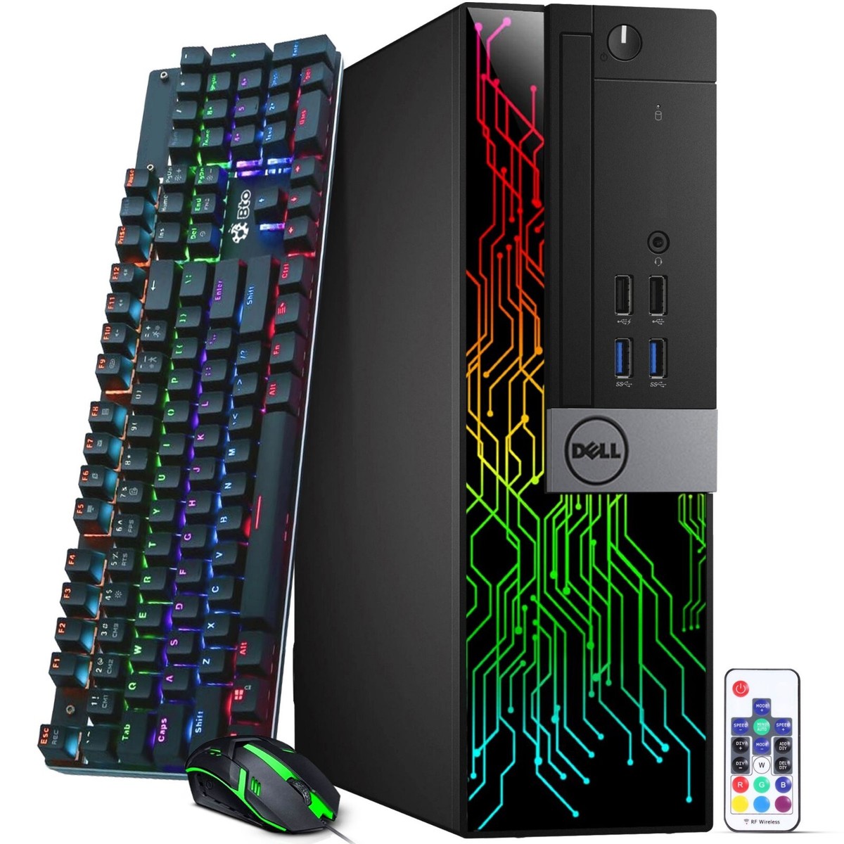 Dell OptiPlex Intel Core i7 6th RGB Desktop PC 32GB Ram 1TB