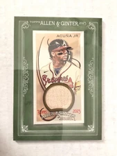 RONALD ACUNA JR - 2023 Topps Allen & Ginter Framed Mini Relic #MFR-RAJ