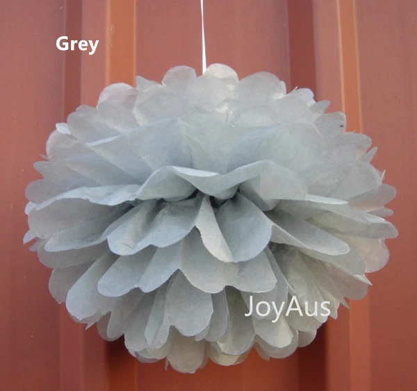 18x mix paper pom poms engagement wedding birthday party events venue decoration - Image 2 of 4