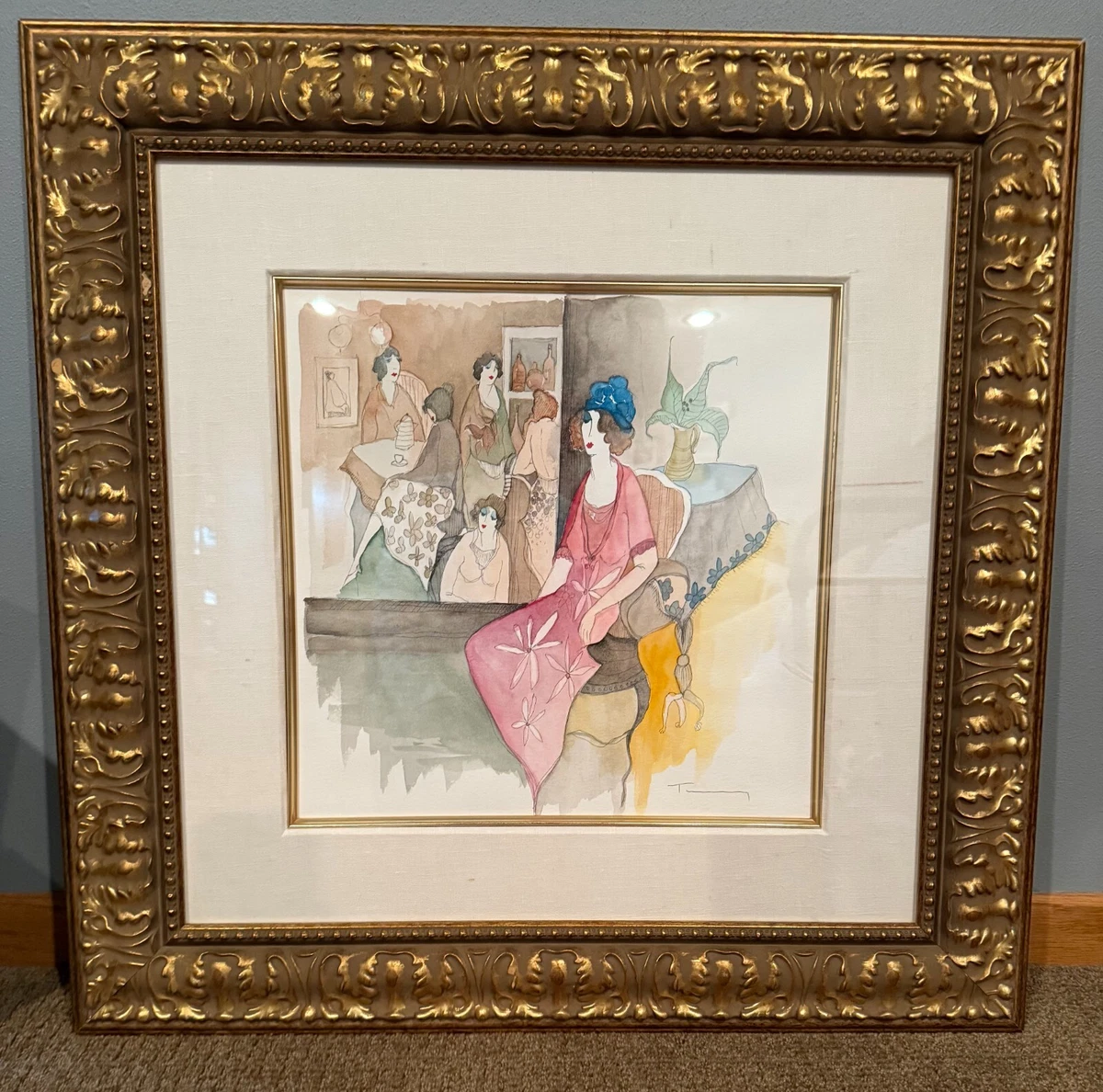Itzchak Tarkay Art Paintings for sale | eBay
