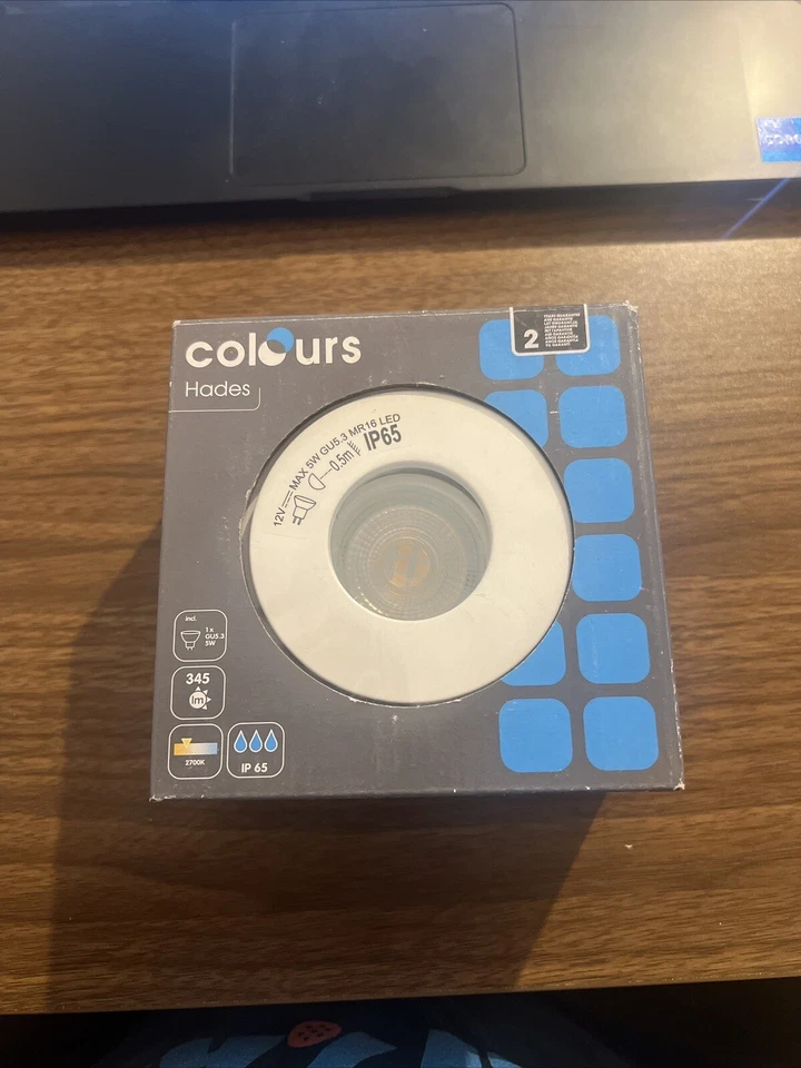 Colours Hades White Recessed Downlights LED 345Lm 2700k Warm White IP65 5w - Image 4 of 4