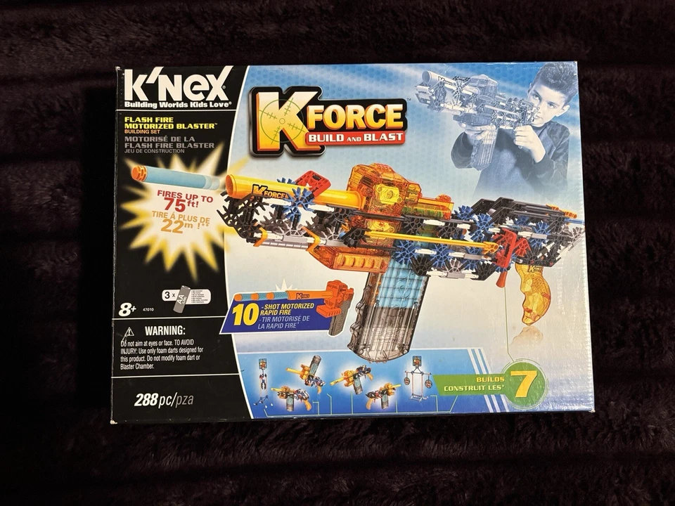 NEW K'NEX K-Force Flash Fire Motorized Blaster Building Set | Fires Darts 75f! - Image 4 of 4