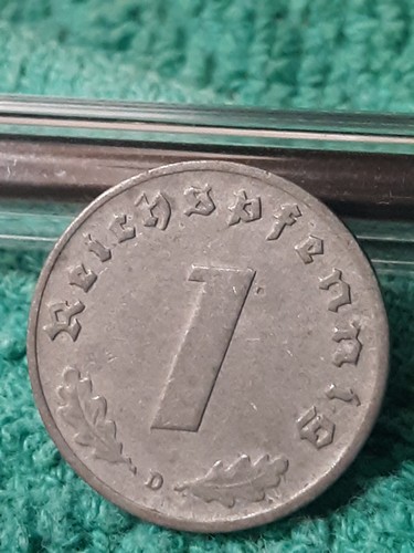 1941 WW2 1 Reichspfennig~ Germany,Circulated, 3rd Reich - Picture 13 of 20