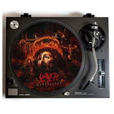 SLAYER Turntable Slipmat for Vinyl Records 12  DJ Slip Mat heavy Metal vinyls