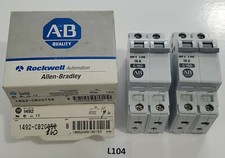 NEW LOT OF 2 Allen Bradley 1492-CB2G160 Circuit Breakers 2P 16A  Warranty 