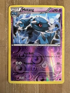 Pokémon TCG Metang Plasma Freeze 51/116 Reverse Holo Uncommon DMG