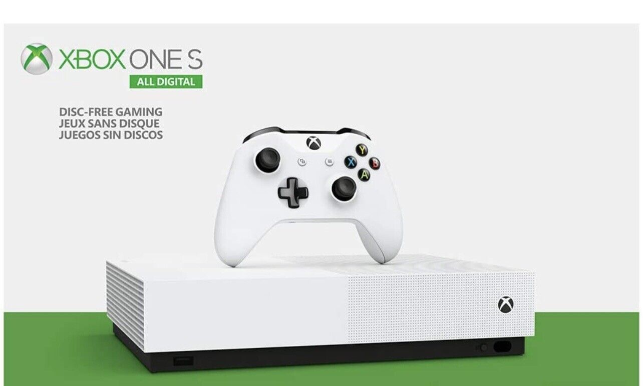 Microsoft Xbox One S 1TB All Digital Edition Console Bundle 1681