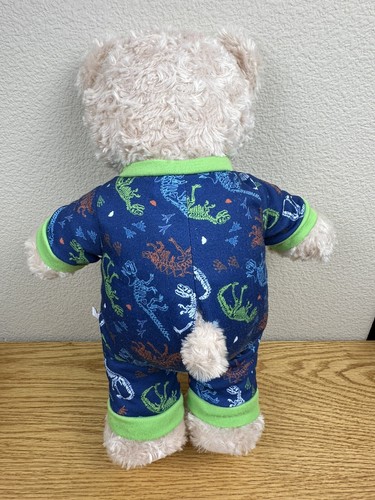 Build A Bear BAB Happy Hugs Teddy Soft Light Brown Plush Stuffed Animal in PJs - Picture 3 of 10