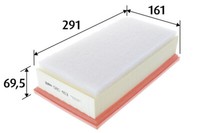 Valeo 585483 Luftfilter FüR CitroËN, Ds, Fiat, Opel, Peugeot, Toyota, Vauxhall
