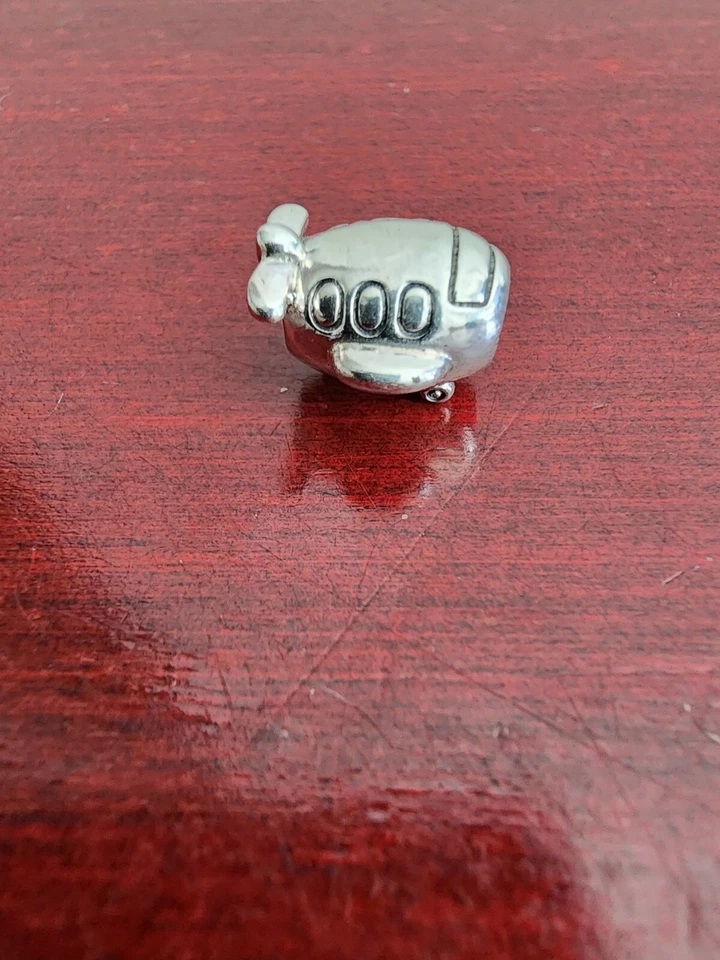 PANDORA S 925 ЭЛЯ ИЗ ЧИСТОГО СЕРЕБРА САМОЛЕТ БУСИНА ПОДВЕСКА - Изображение 4 из 4