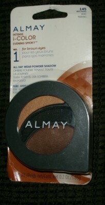 ALMAY Intense i Color Party Brights All Day Wear Trio Eyeshadow Set ~ 145 BROWNS