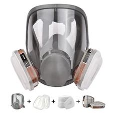 Facepiece Reusable Respirator 15 in 1 Full Face Gas Mask For Painting Spraying