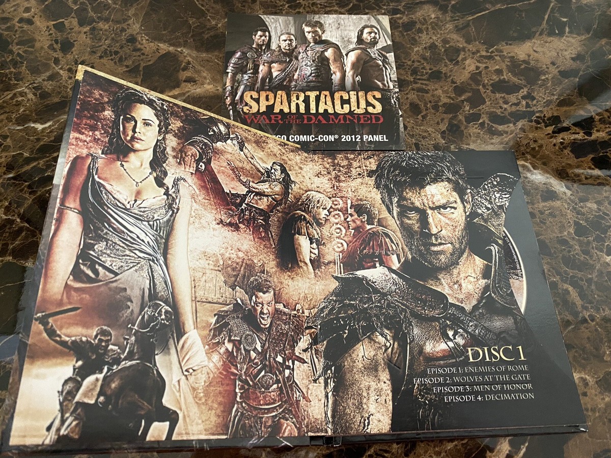 SPARTACUS The Complete Series: 4 Seasons Blu-Ray and DVD