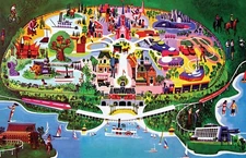 WDW Disney World Magic Kingdom Retro Polynesian Contemporary NON GLOSSY Poster
