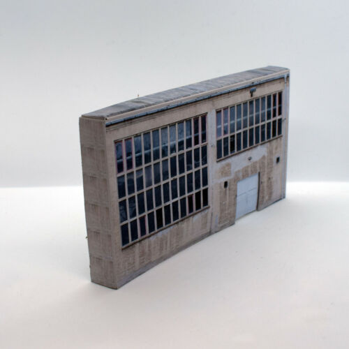 Card Low Relief OO Gauge Industrial Building 1/76 Scale 4mm model railway  I10