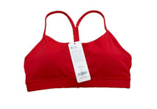 CRZ Yoga Butterluxe Women's Y-Back Bra Padded - Size M Deep Red 