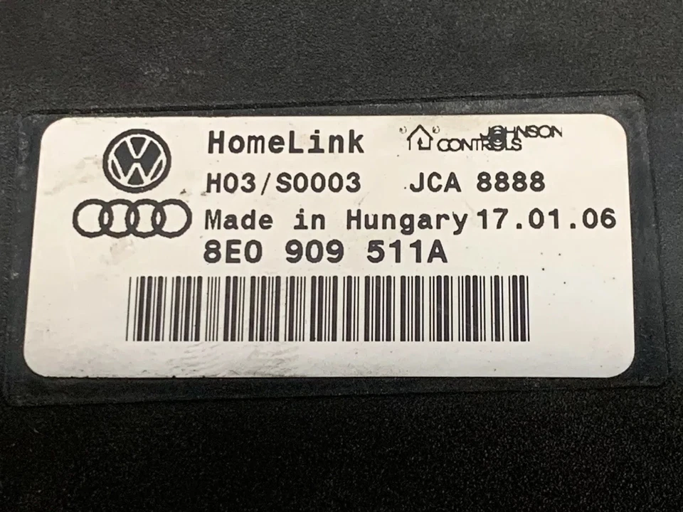 2004-2006 AUDI A4 S4 QUATTRO HOME LINK CONTROL UNIT GARAGE DOOR OPENER 8E0909511 - Image 4 of 4