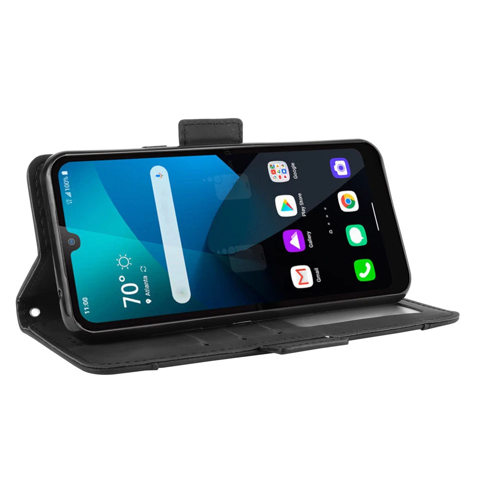 For LG G8S ThinQ K51 K61 K30 Wallet Card Cover Anti-Fall Phone Protective Case - Image 3 of 4