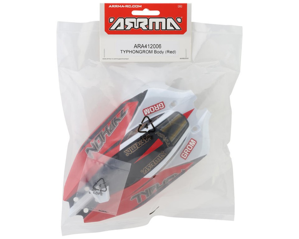 Carrosserie Pour Voiture RC ARRMA TYPHON GROM - Couleur T2 - Neuf Sous Blister