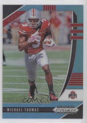 2020 Panini Prizm Draft Picks Carolina Blue Prizm /30 Michael Thomas #74