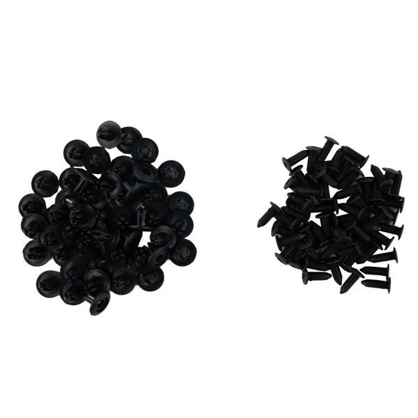 Nylon Auto Clips Vorne StoßStange KöRper Profil Halter 50Pcs Fender Niet Verkauf-image