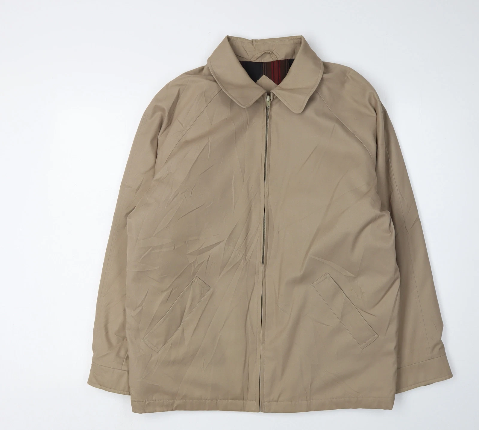 Greenwoods Men's Beige Windbreaker Jacket Size S