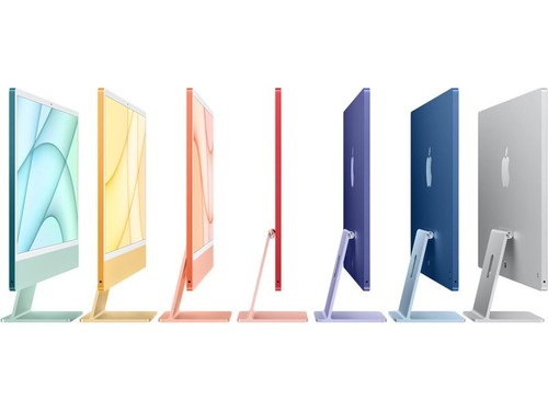 iMac 24" 2021 Core M1 8CPU 8GPU -3.2GHZ 8Go Ram 256Go SSD Yellow - Qwerty (IT) - Photo 4/4