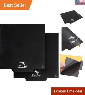 2PCS  Ultra Removable Magnetic 3D Printer Build Surface Heated Bed Cover for ...