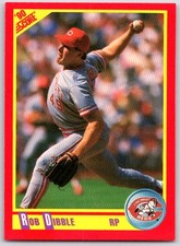 1990 Score Rob Dibble #277 Cincinnati Reds
