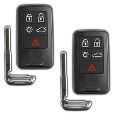 2 Replacement For Volvo 2010-2017 Xc60 2008-2016 Xc70 Remote Car Key Fob Entry