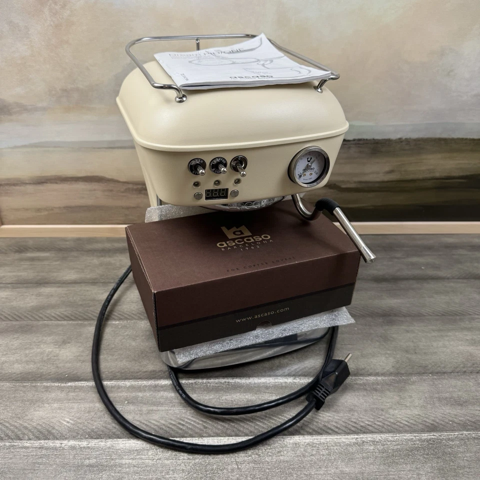 Máquina de café espresso casera programable Ascaso Dream PID crema dulce raspada leer OB Foto 2 de 4