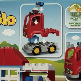 LEGO Duplo: Fire Truck Camion Pompieri, Retired Preschool Building Toy 10592