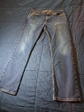 Wrangler Advanced Comfort Regular Fit Denim Jeans Cowboy 33x30 Straight Leg Flex