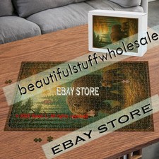 500 piece jigsaw puzzle Wildlife Cabin nature