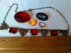 Antique Jewelry Lot Victorian Edwardian Art Deco Mixed Era Gold & 925 WEARABLES