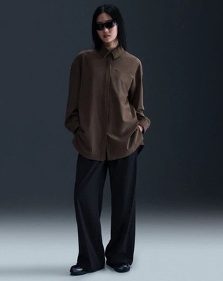 Nike 24.7 PerfectStretch Women's Dri-FIT Oversized LS Shirt Sz. L NEW HM8385-004