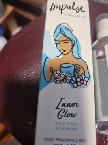 Impulse Long Lasting Inner Glow Body Fragrance Mist 100ml Wild Rose & Jasmine - Picture 2 of 2