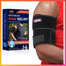 Bicep Tendonitis Brace Compression Sleeve Support, Upper Arm Brace Tricep Bicep