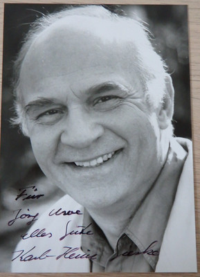 Autogramm deutscher TV und Theater Schauspieler Karl-Heinz Gierke (124282)