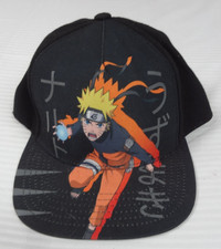 Naruto Shippuden Naruto Uzumaki Anime Men's Snapback Adjustable Baseball Cap Hat