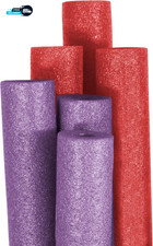 6-Pack Purple and Red Pool Noodles Jumbo Made in Canada 56"L x 3.25"W