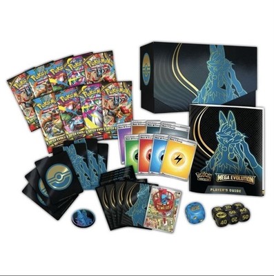 Brand New-Mega Evolution Mega Lucario Pokemon TCG Elite Trainer Box-FAST SHIP