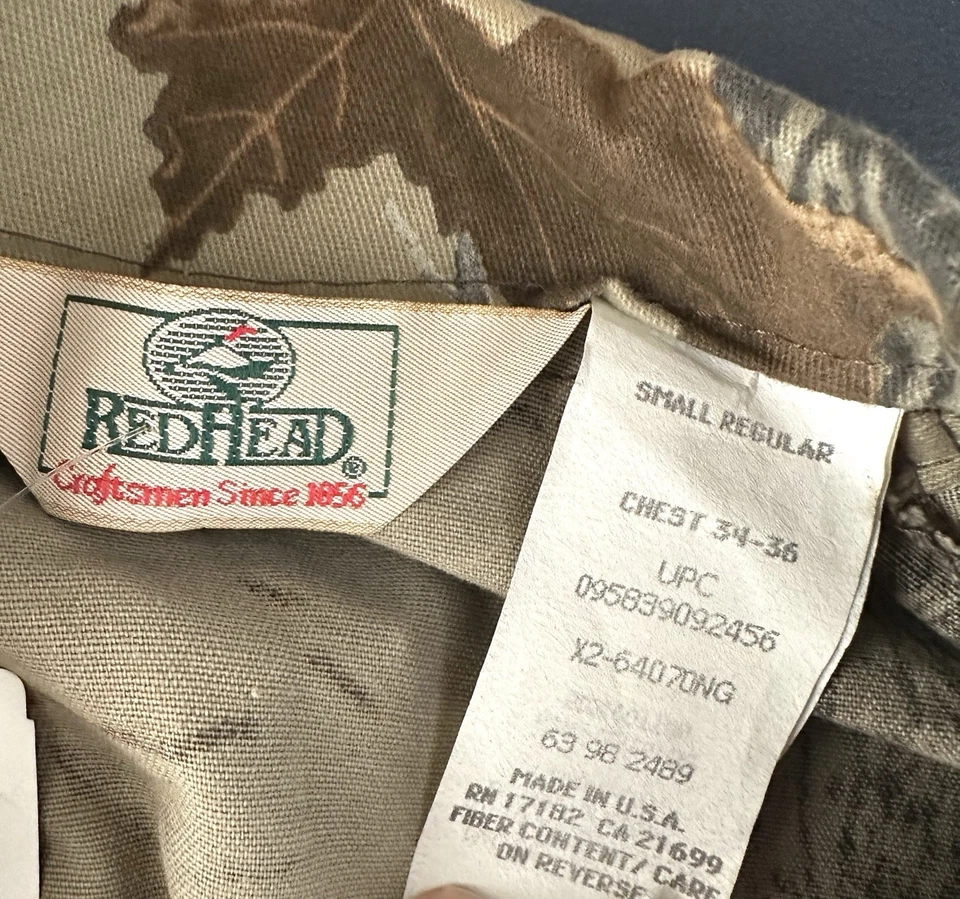 NWT Redhead Silent Hide Camo Coveralls Size small - Image 4 of 4