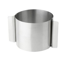 Dr. Oetker Dessert- & Tortenring Edelstahl 10-18cm verstellbar Backzubeh&ouml;r