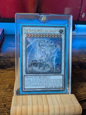 Carte Yu-Gi-Oh! Blue-Eyes Ultimate Spirit Dragon SDWD-EN043 - Rare Secrète - État Near Mint