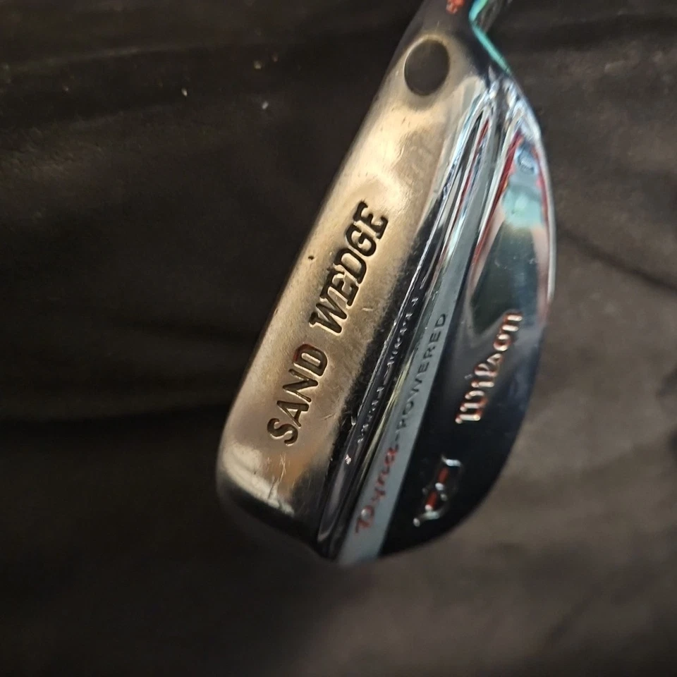 Vtg Wilson Dynapower Staff Model Sand Wedge Right Handed Steel Shaft 35.5" - Image 2 of 4