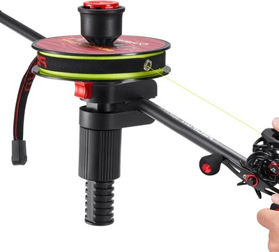 Piscifun Speed E Fishing Line Spooler, Reel Spooler Fits Rods, black 