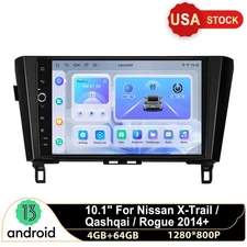 HD 10.1 inch Android 13 For Nissan X-Trail Qashqai 2 J1T32 Qashqai J10 J11 2014+
